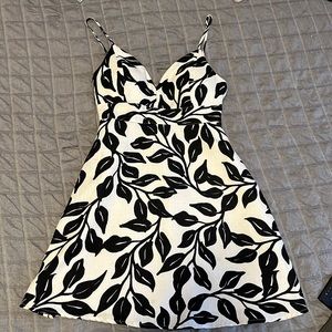 Black and white dress